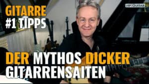 Dicke Gitarrensaiten