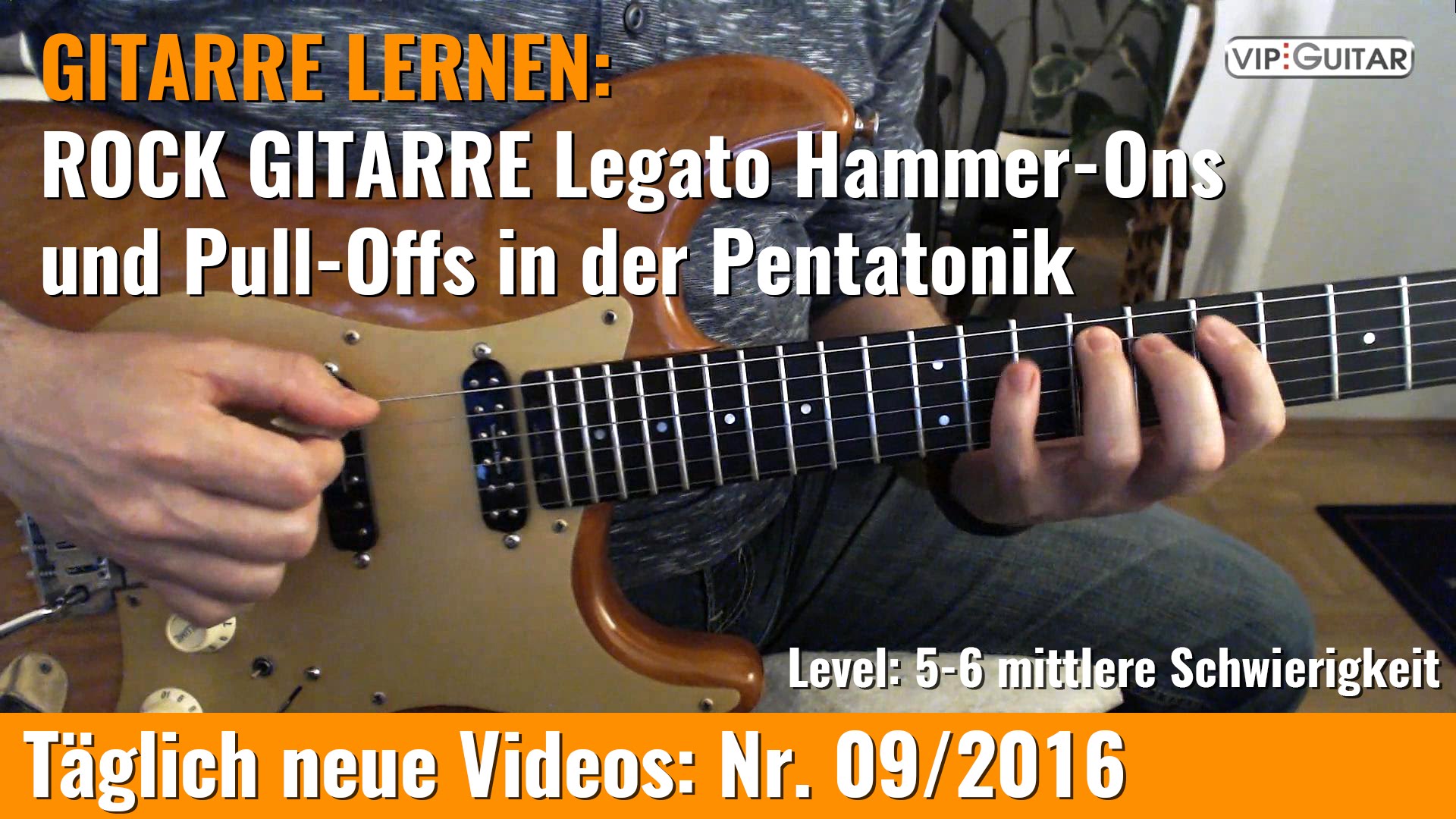 Legato Hammer-Ons und Pull-Offs in der Pentatonik