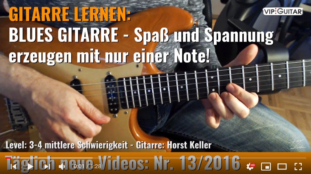 Blues: Spaß und Spannung erzeugen mit nur einer Note!