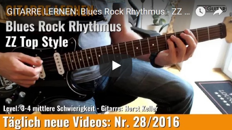 Blues Rock Rhythmus - ZZ Top Style