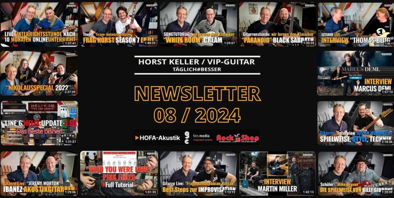 VIP-GUITAR NEWSLETTER WO.08/2024