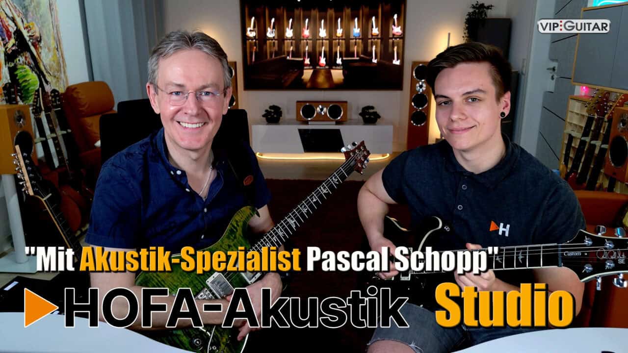 VIP-Guitar Studio bei Hofa Akustik