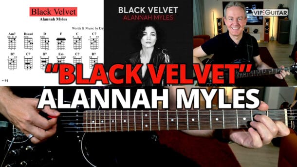 Black Velvet - Alannah Myles - Songtutorial