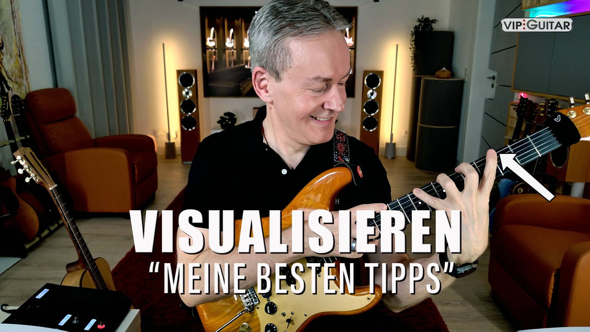 Wie man Gitarrentechniken visuell lernt